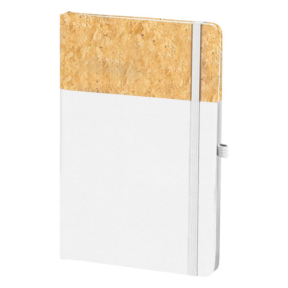 NOTE CORK,A5 notes sa elast.trakom,bijeli slika 1