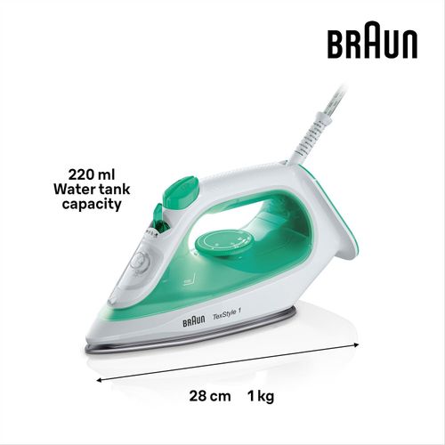 Braun SI1040GR pegla na paru TexStyle 1, 2000 W slika 5