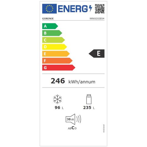 Gorenje kombinirani hladnjak NRK6202ES4 slika 9