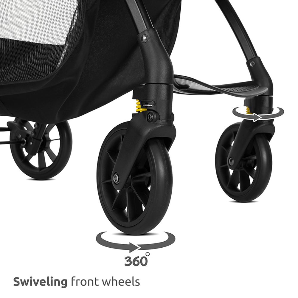 Lorelli Kolica za bebe Fresh, Black Pearl slika 14