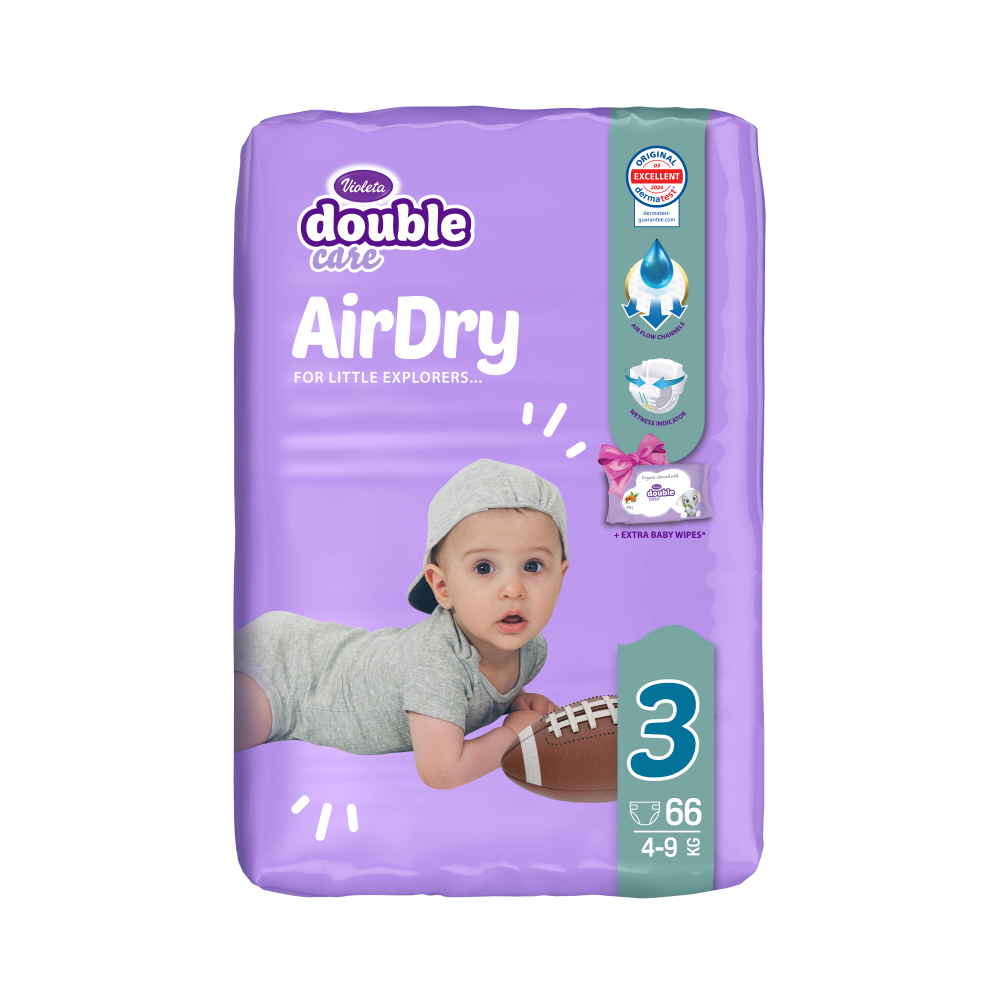 Violeta Double care pelene Air dry slika 5