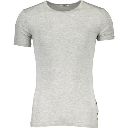 BIKKEMBERGS GRAY MEN'S EXTERNAL T-SHIRT slika 1