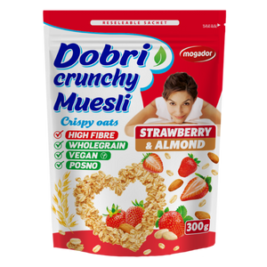 Dobri crunchy muesli jagoda i badem 300g