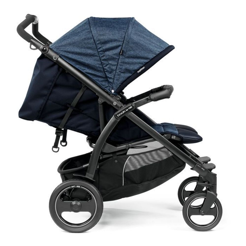 Peg Perego Kolica za blizance Book For Two, Indigo slika 2