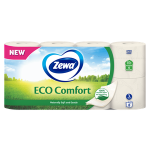 Zewa Toaletni papir ECO Comfort 3-slojni 8 rola 