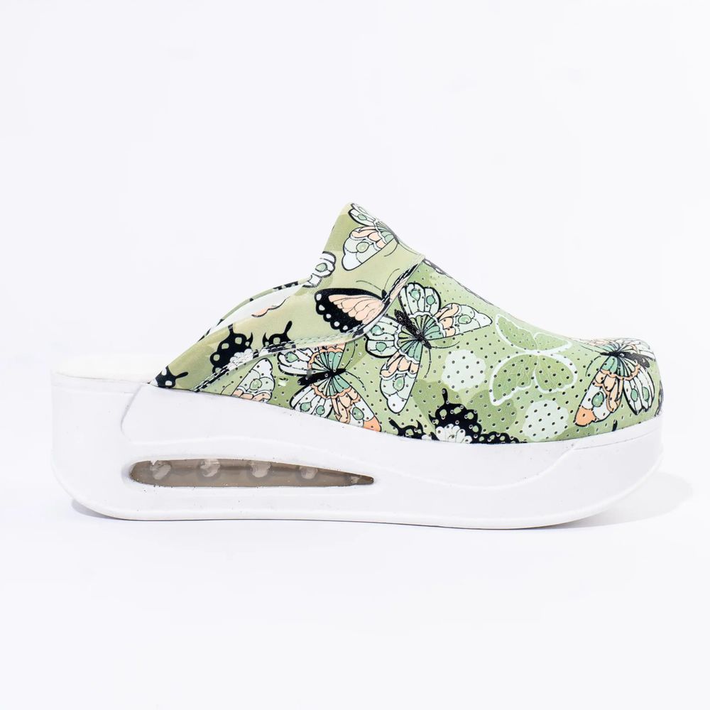 Dr. Mitra Air Max Ortopedske klompe Butterflys - Mint slika 2