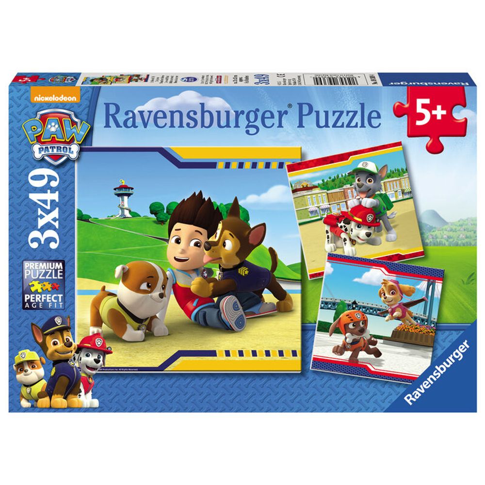 Paw Patrol puzzle 3 x 49 kom slika 1