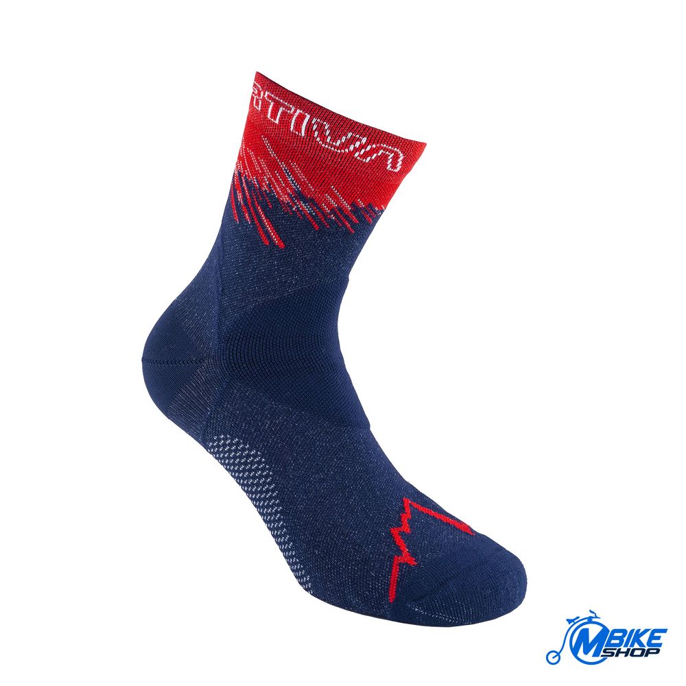 La Sportiva Čarape Ultra Running, Deep Sea/Cherry Tomato slika 1