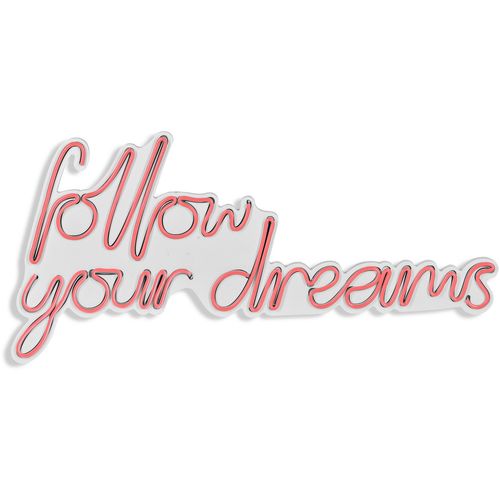 Wallity Zidna dekoracije svijetleća DREAMS, Follow Your Dreams - Pink slika 1