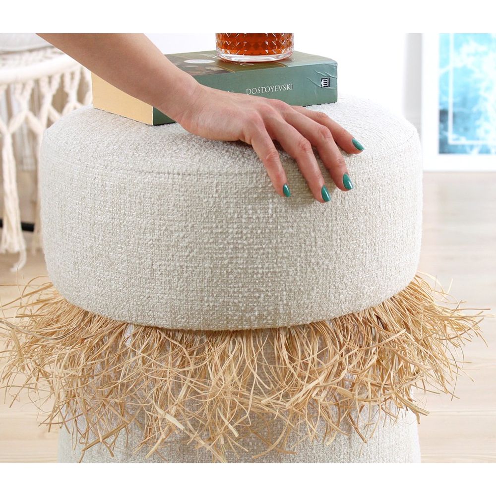 Moouv 1115 - Cream Cream Pouffe slika 5