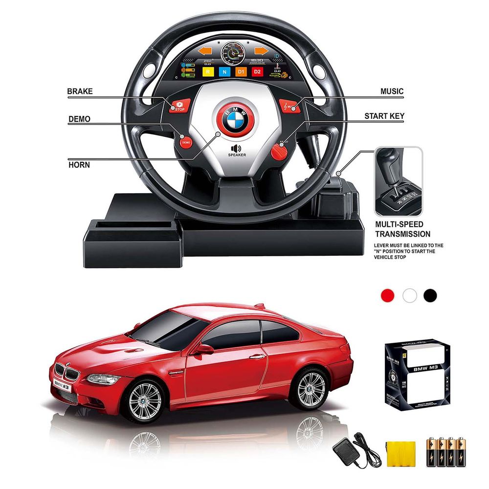 Denis RC Vozilo BMW M3 sa volanom i mjenjačem, 1:18 slika 1