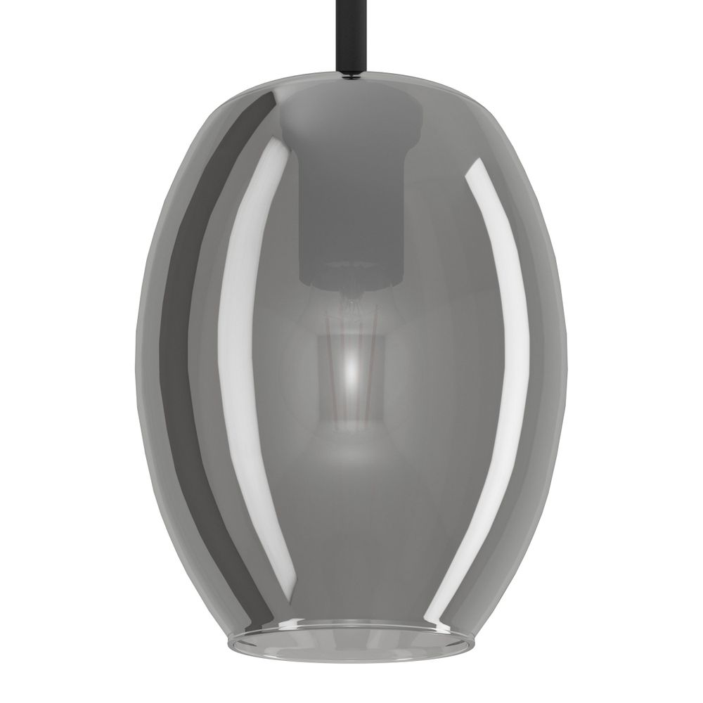 Eglo Cadaques Visilica - E27, Promjer 180 mm, Crna/Crno Staklo slika 3