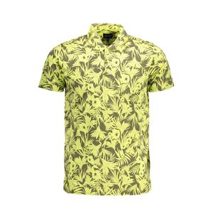 GANT MEN'S SHORT SLEEVE YELLOW POLO SHIRT