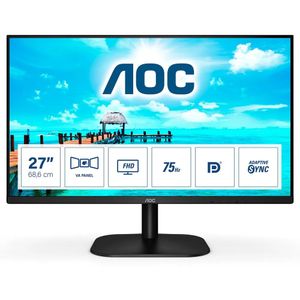 Monitor AOC 27" 27B2QAM, VA, FHD, 75Hz, DP, HDMI, zvučnici