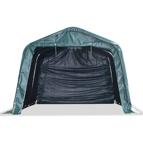 Uklonjivi šator za stoku PVC 550 g/m² 3,3 x 4,8 m tamnozeleni slika 25