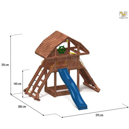 Fungoo Toranj Giant - drveno dečije igralište slika 3