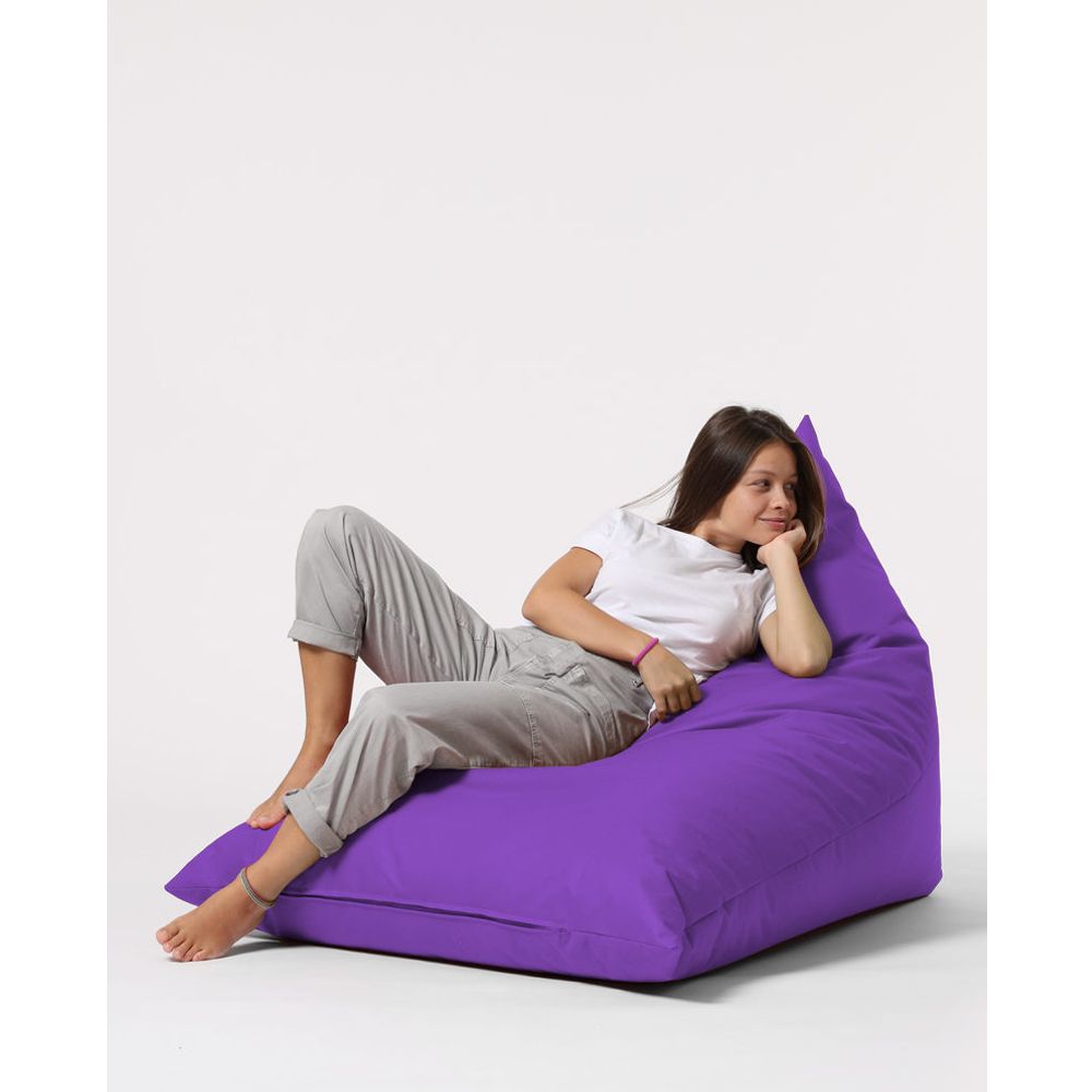 Piramida Veliki Krevet Pouf - Ljubičasti Vrt Bean Bag slika 2