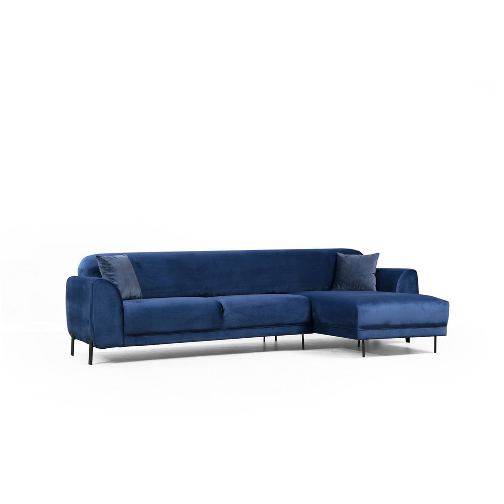 Navy Plavi Ugaoni Sofa-Krevet (L3-Chl) slika 9