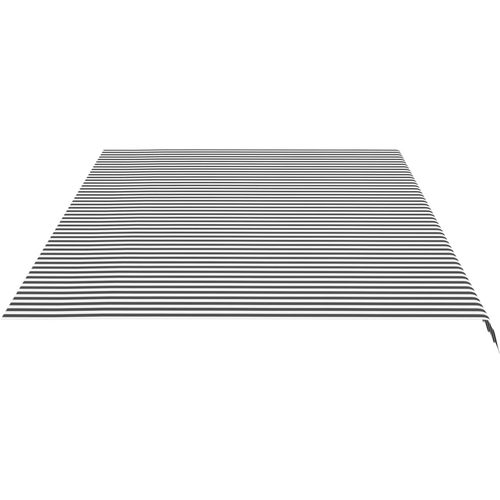 Zamjenska tkanina za tendu antracit-bijela 6 x 3,5 m slika 4