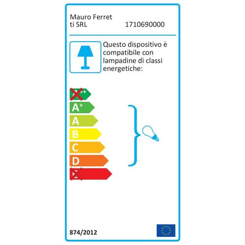 Mauro Ferretti Stropna svjetilka Ingranaggio 3 svjetla cm ø 54x104 slika 12