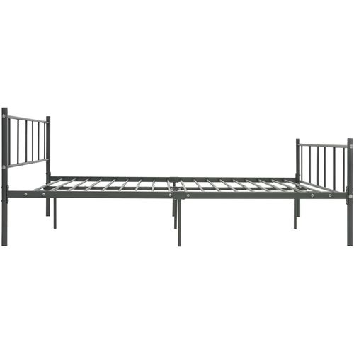 Okvir za krevet sivi metalni 180 x 200 cm slika 4
