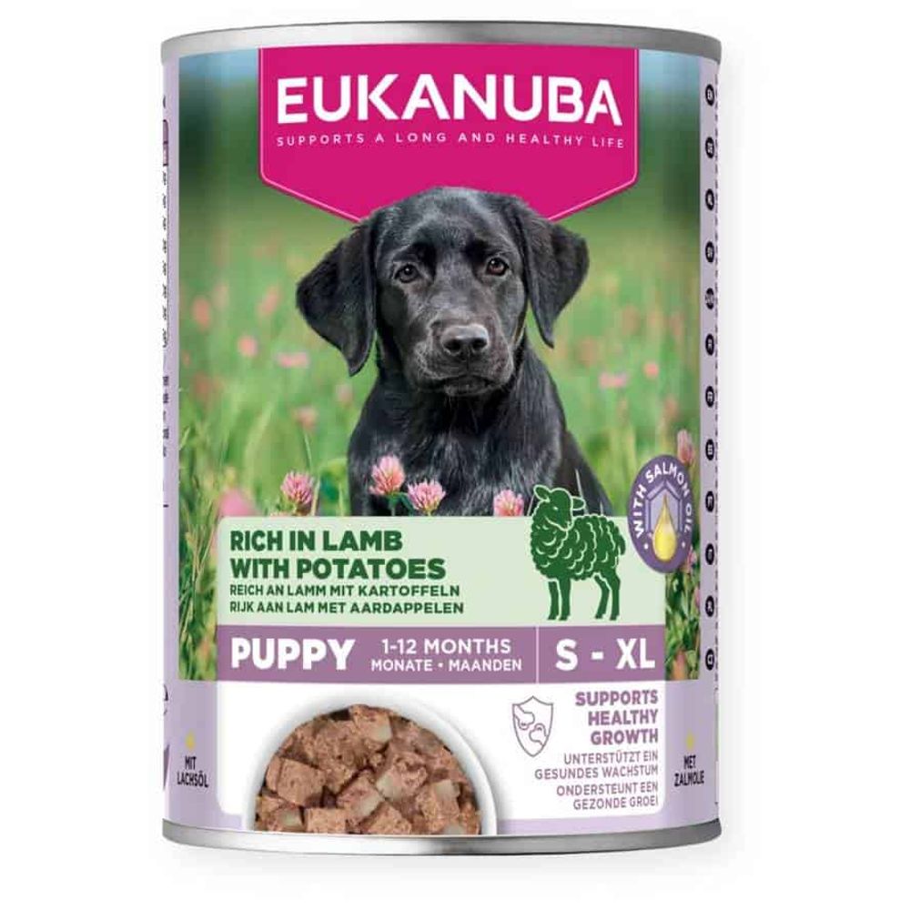 EUKANUBA Puppy konzerva bogata janjetinom i krumpirom 400g slika 1