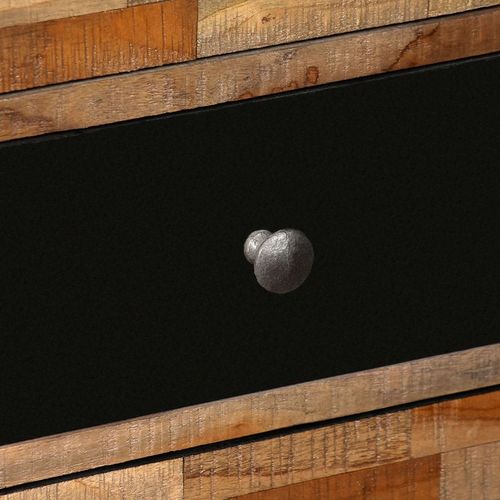 Komoda sa 6 Ladica od Masivne Obnovljene Tikovine 70x30x76 cm slika 15