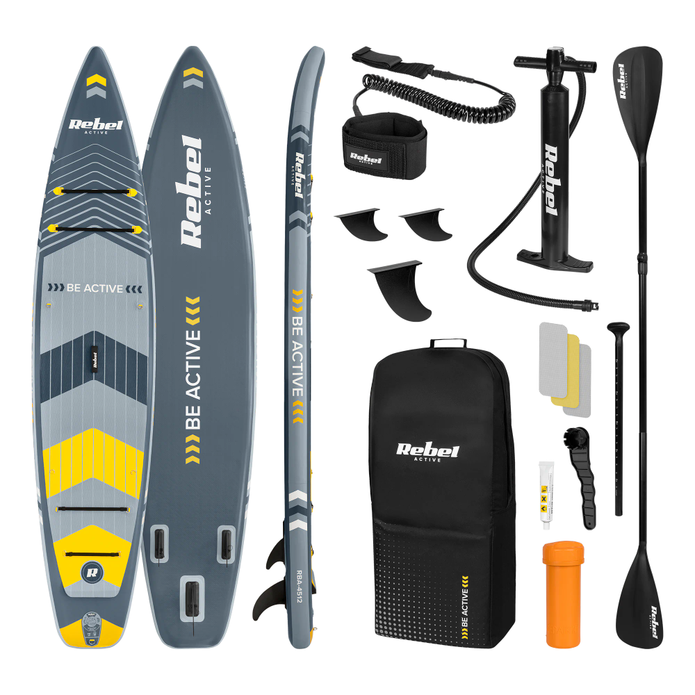 SUP daska REBEL ACTIVE PRO Touring, 381x81x15, set slika 1