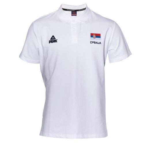 Peak Sport Polo Majica Srbija KSS1910/20 Bela slika 1