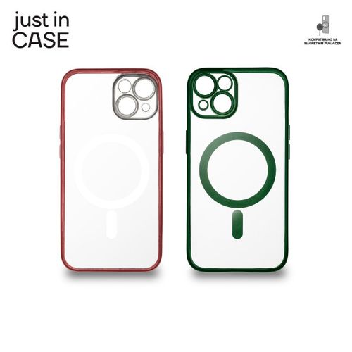 2u1 Extra case MAG MIX paket ZELENO CRVENI za iPhone 14 slika 1