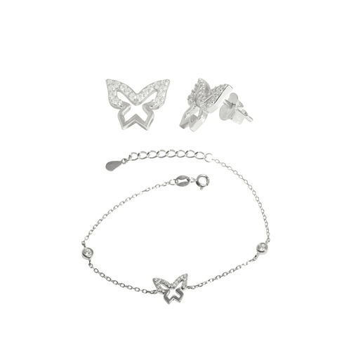 J&B Jewellery 953 Srebrni set slika 1