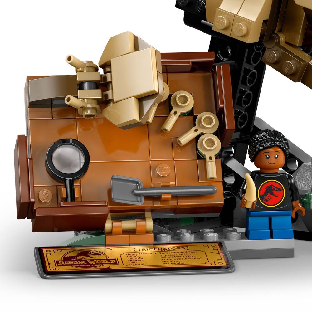 LEGO 76969 Fosili dinosaura - Lobanja Triceratopsa slika 4