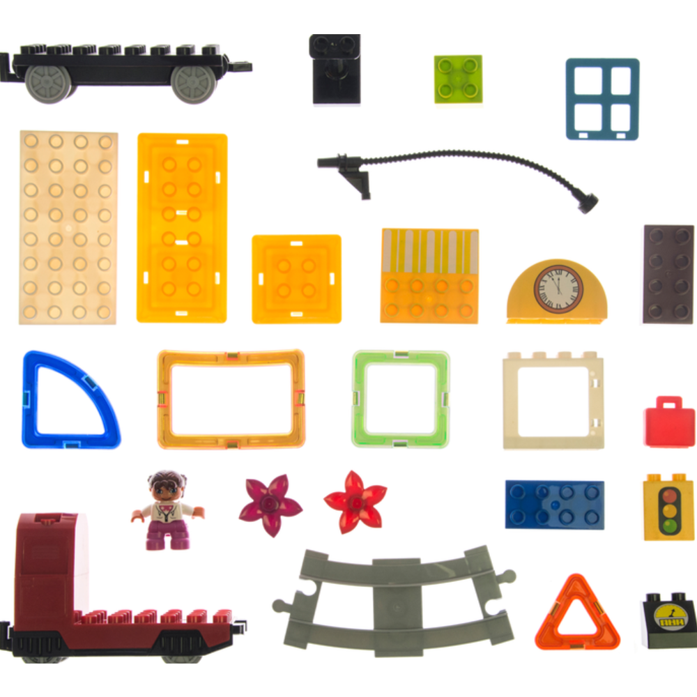 Magplayer Magnetne pločice za slaganje Train Magnetic Blocks 68kom slika 6