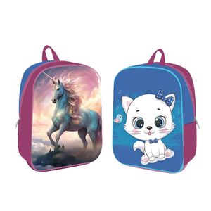 Spirit ruksak za vrtić „Uni-Kitty Duo” 25 – dvostrani 3D