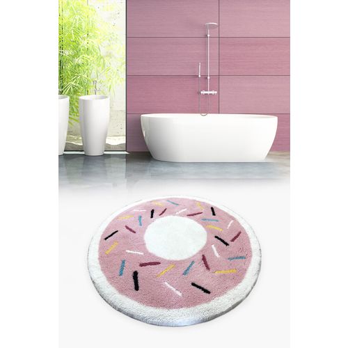 Colourful Cotton Akrilna kupaonska prostirka Donut Pink - 66 slika 1