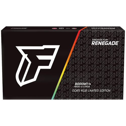 Kingston DIMM DDR5 48GB (2x24GB kit) 8000MT/s KF580C36RLAK2-48 FURY Renegade RGB slika 3