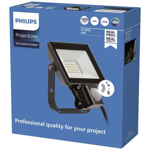 Philips projectline floodlight 20w 3000k senzor ,911401862584 slika 2