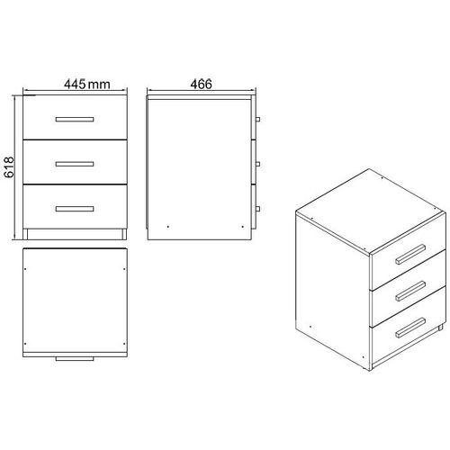 VO14 - BA Walnut
Anthracite Office Furniture Set slika 9