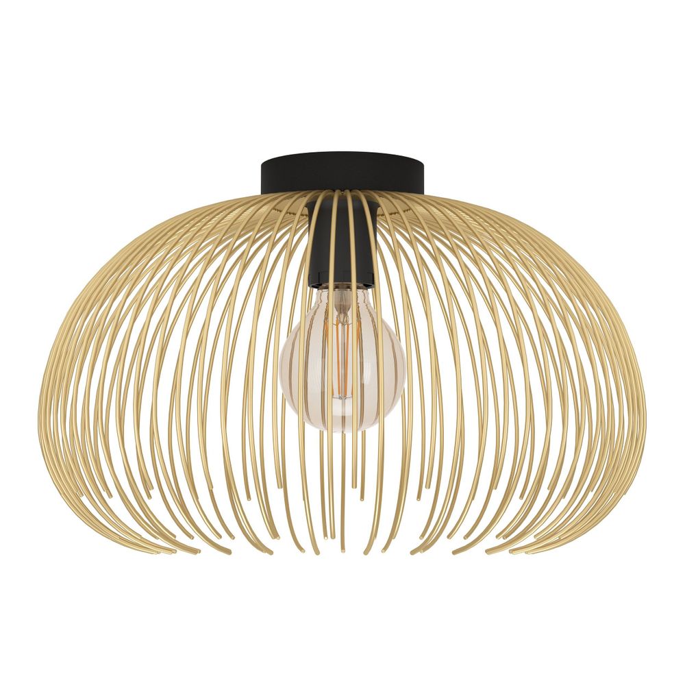 Eglo stropna lampa 'Venezuela' - crno/zlatna, E27, promjer 385 mm slika 1