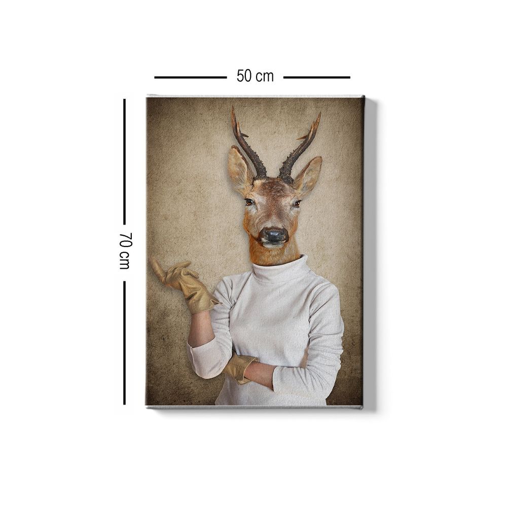 Dekorativna Višebojna Kanvas Slika (50 x 70 cm) - Model 74 slika 4