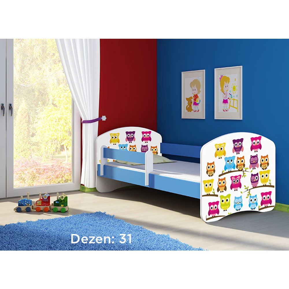 ACMA Dječiji krevet Acma II Blue - 140x70cm - Dezen 31 slika 2