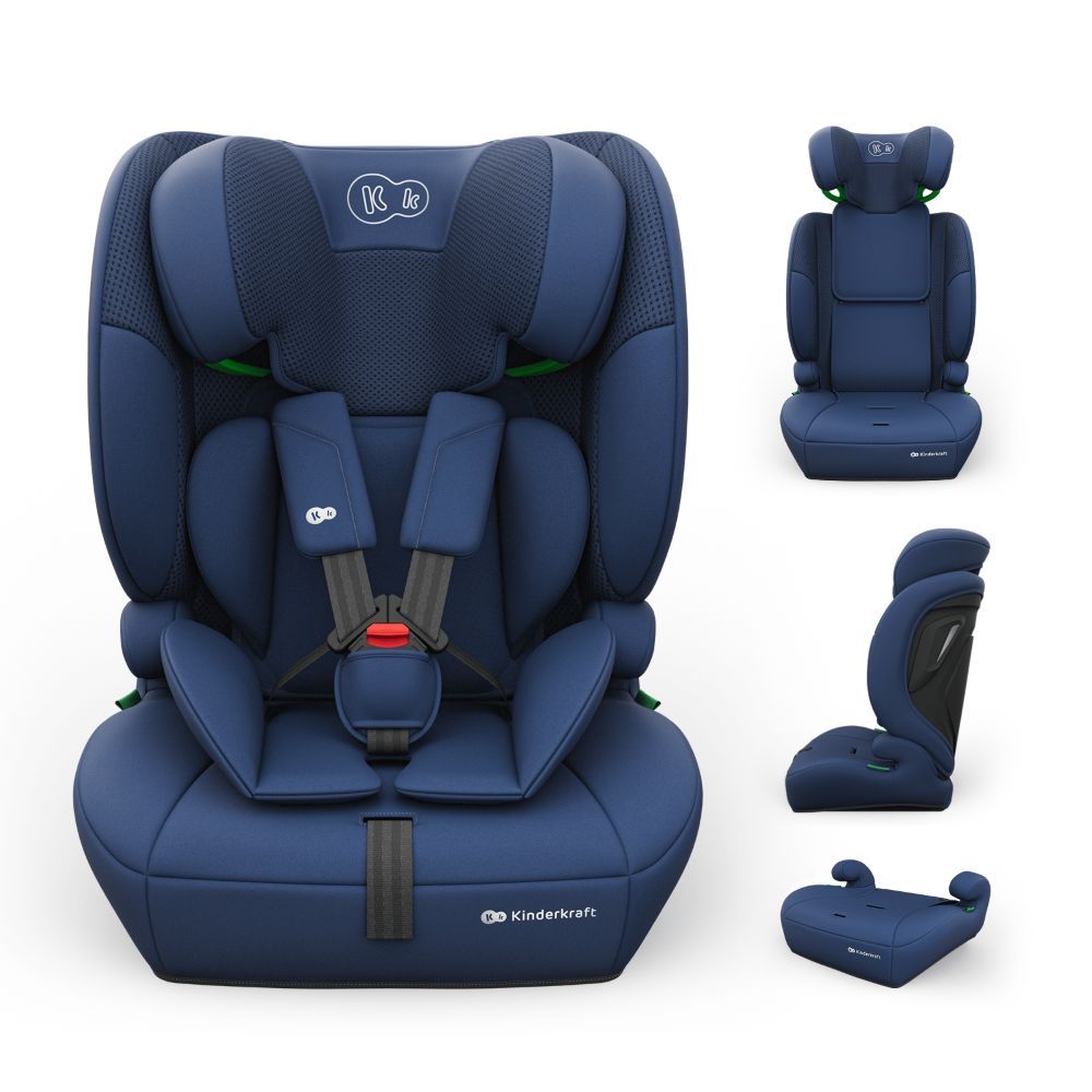 Kinderkraft autosjedalica Comfort Up 2 plus i-Size 9-36 kg (76-150 cm) bez Isofix-a, Navy slika 1
