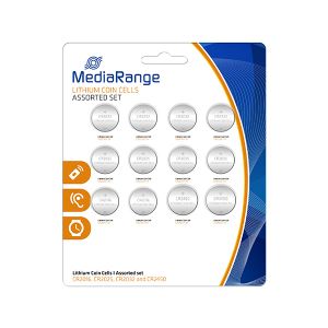 MediaRange 2x CR2016, 4x CR2025, 4x CR2032 i 2x CR2450 Litijeve baterije COIN 12kom set , MRBAT139
