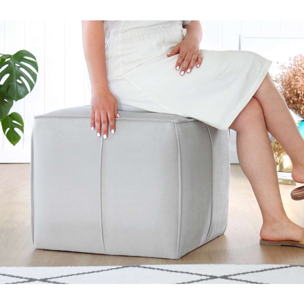 Pouffe Holler - Sivi slika 2