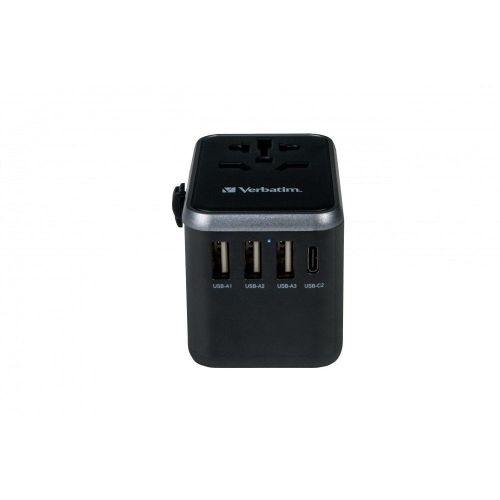 Verbatim 49546 Putni adapter Univerzalni putni adapter UTA-04 PD61W / QC / 3xUSB / 2xType-C slika 4