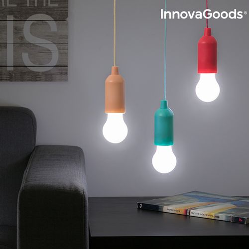 Prijenosna LED Žarulja sa Špagicom InnovaGoods slika 1