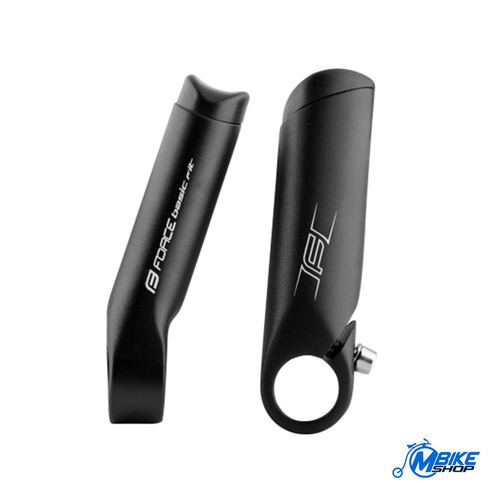 Force Rogovi za bicikl Fit/Karm 11cm Al Matt Black slika 1