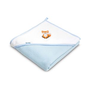 Sensillo ručnik s kapuljačom 100x100cm, lisica plavi