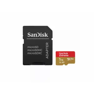 SanDisk SDXC 1TB Extreme micro 190MB/s UHS-I Class10 U3 V30+Adapter