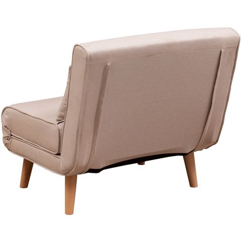 Atelier Del Sofa Folde Single - Cream Cream 1-Seat Sofa-Bed slika 10